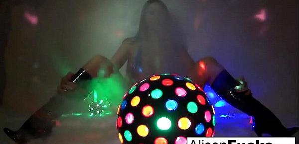  Sexy big boobed disco ball babe Alison Tyler